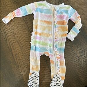 Colorful Striped Baby One Piece